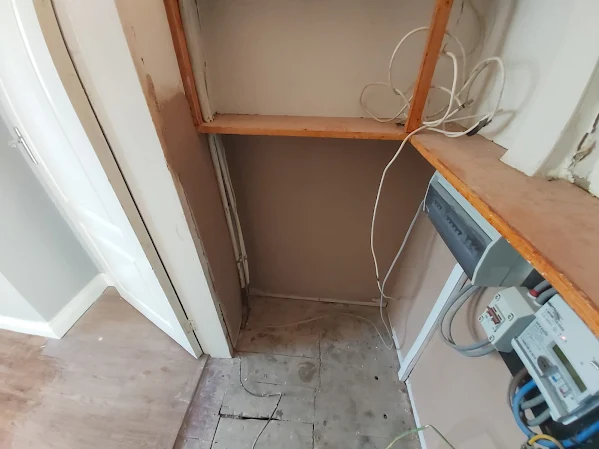 Condensation control unit installation